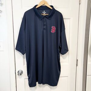 Fanatics Boston Red Sox Polo Shirt Bavy Blue Men’s 4XLT MLB Fandom Athleisure